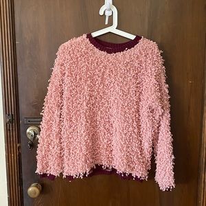 Miss Me Blush Contrast Sweater